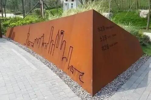 江边乡耐候钢挡土墙